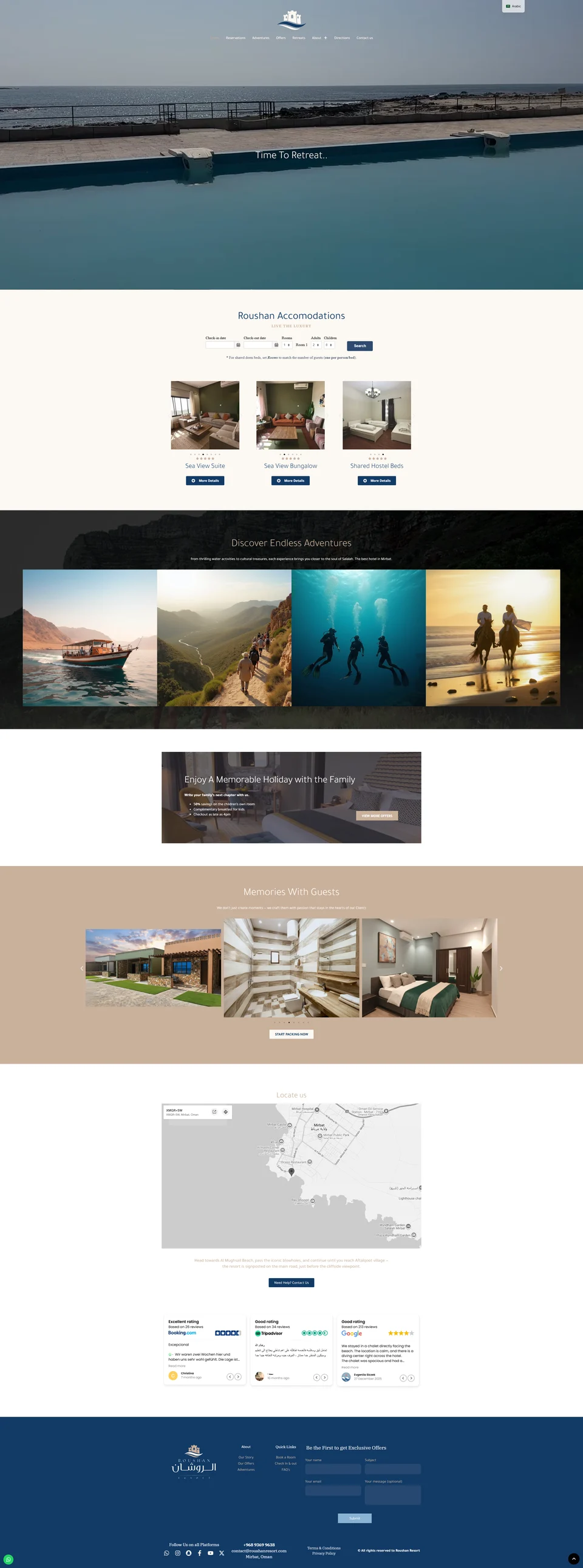 Roushan Resort — Property discovery