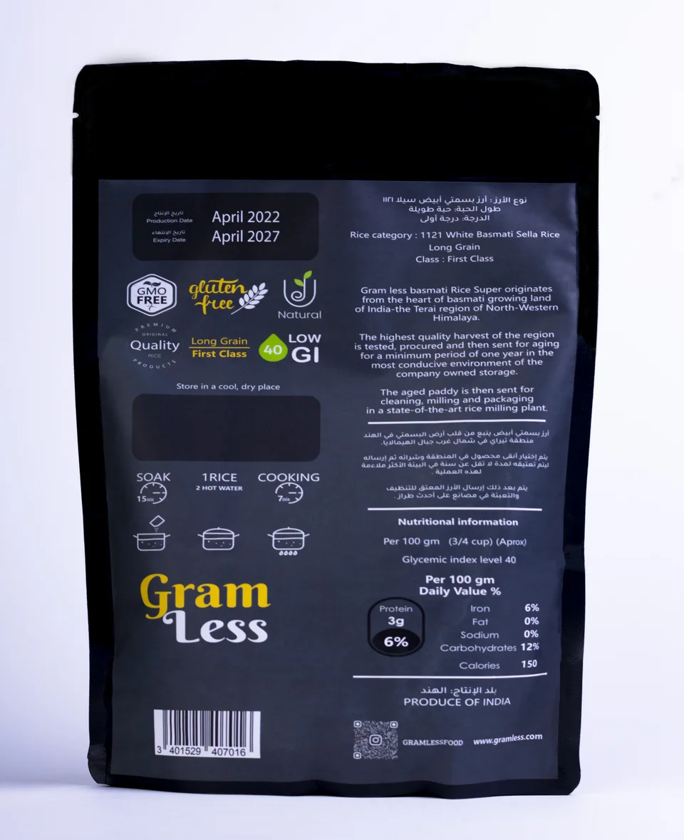 GramLess — Product Photography — selected view