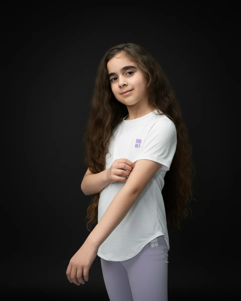 Courts 35% campaign — Kidswear / white shirt portrait