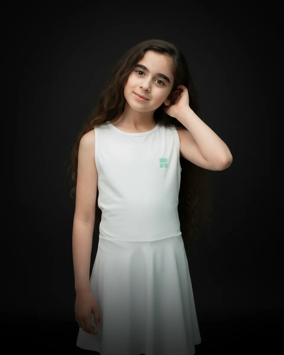 Courts 35% campaign — Kidswear / white dress