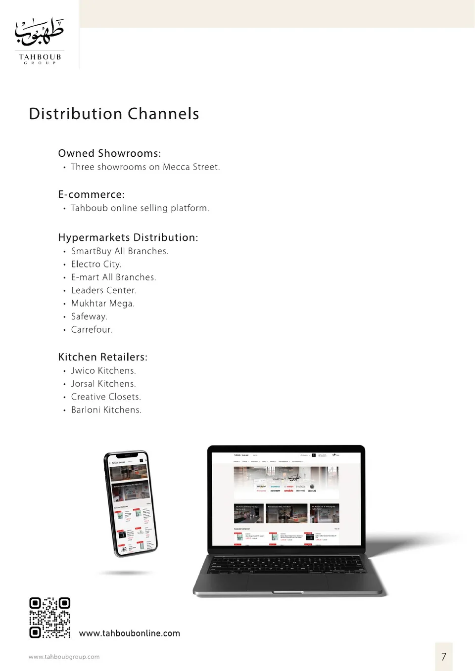 Tahboub Group — The Corporate Profile — page 7