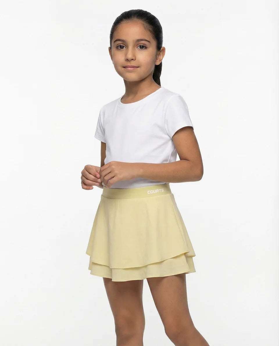 Courts product imagery — Kids / SHORT332-YLW / view 03