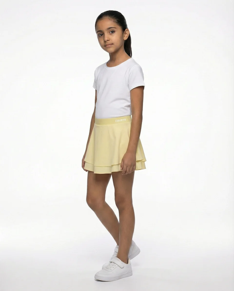 Courts product imagery — Kids / SHORT332-YLW / view 06
