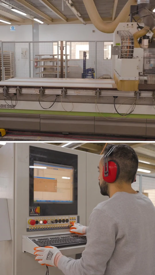Film still at 15.41s. TWI — Inside the Manufacturing Process.