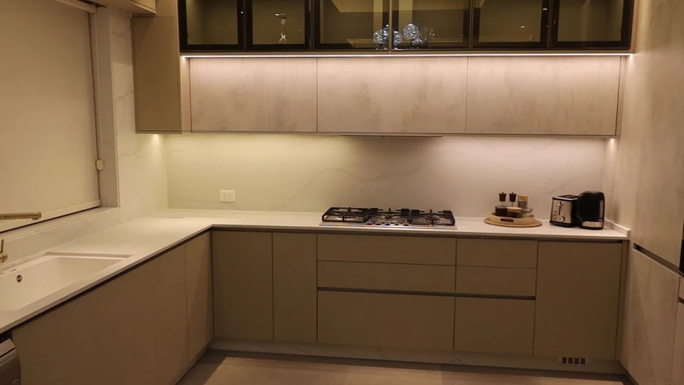 Film still at 6.98s. Interior Film — A Walk Through the Home.