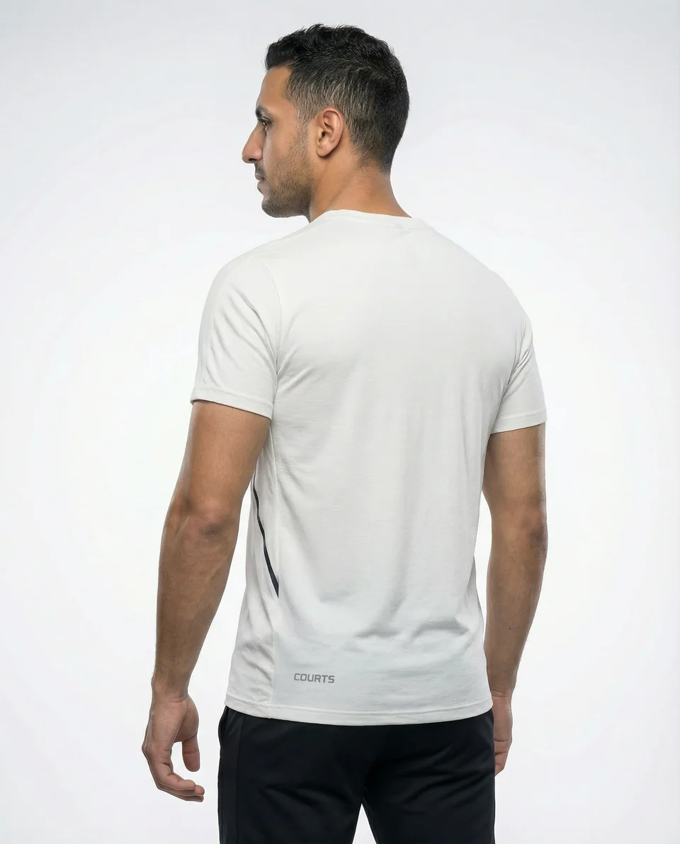 Courts product imagery — Men / TS1120-WHT / view 03