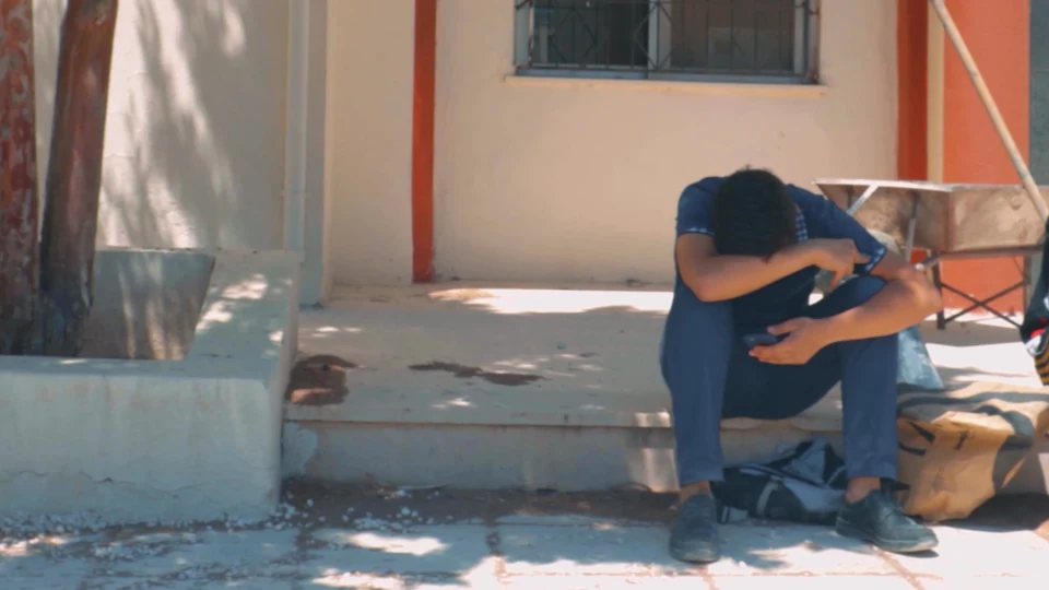 Benaa — From Waiting to Working. Film still at 6.45s.