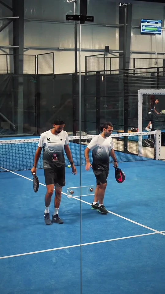 Courts Sport — Padel Players, Event Reel. Film still at 9.23s.