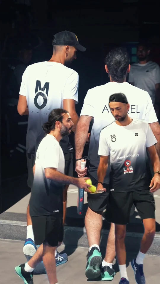 Courts Sport — Padel Players, Short Edit. Film still at 0.34s.