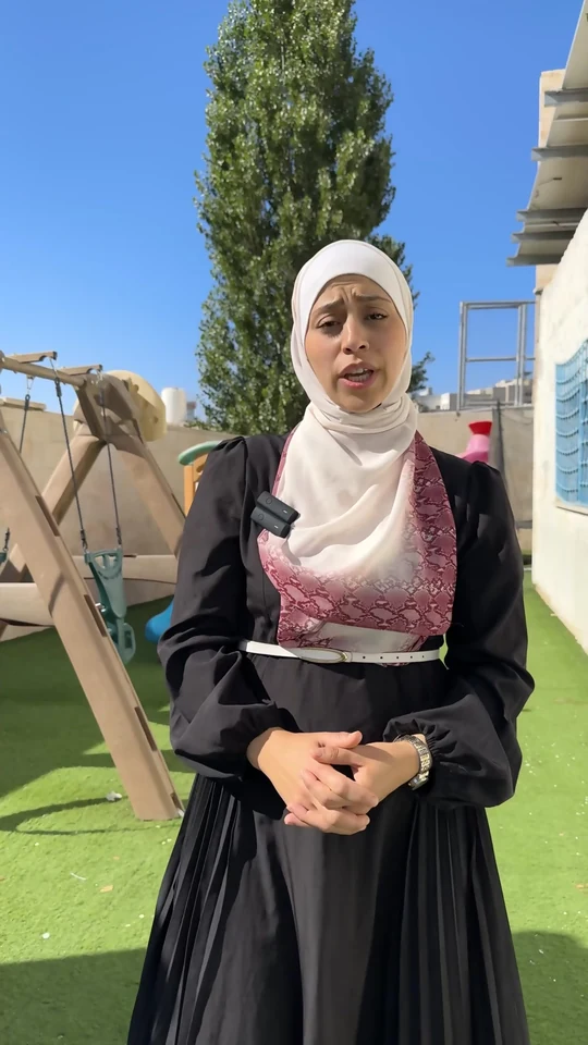 Al-Salt Modern School — The Outdoor Play Area. Film still at 17.66s.