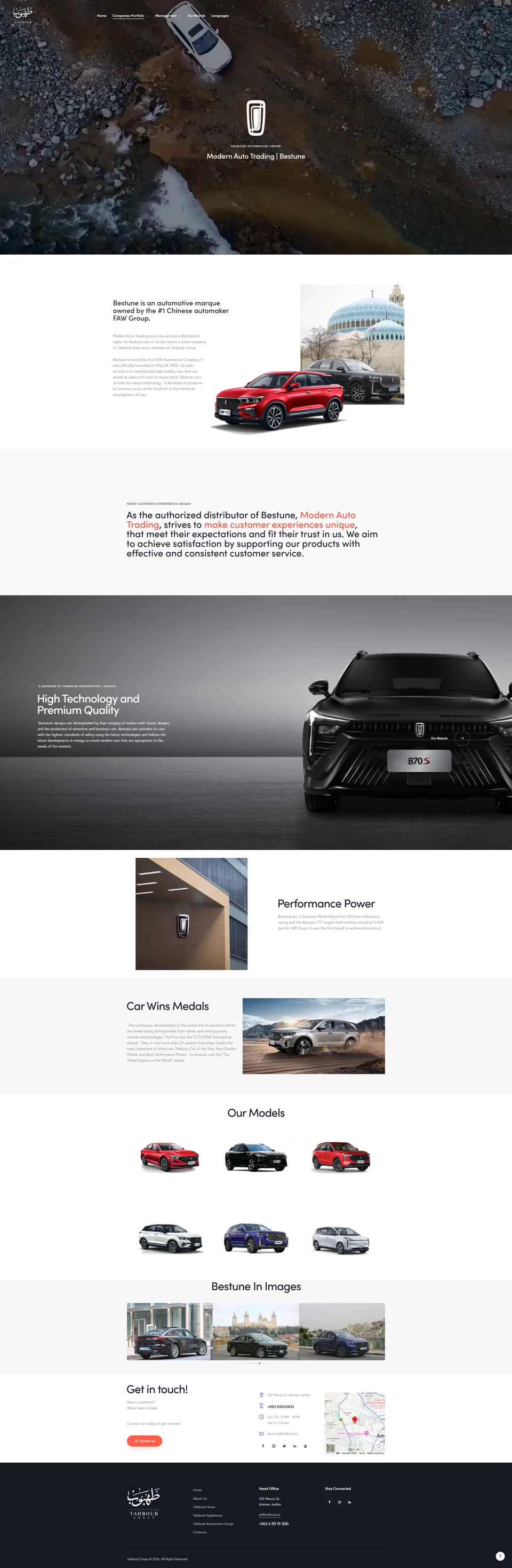 Tahboub Group — Bestune / archived desktop page