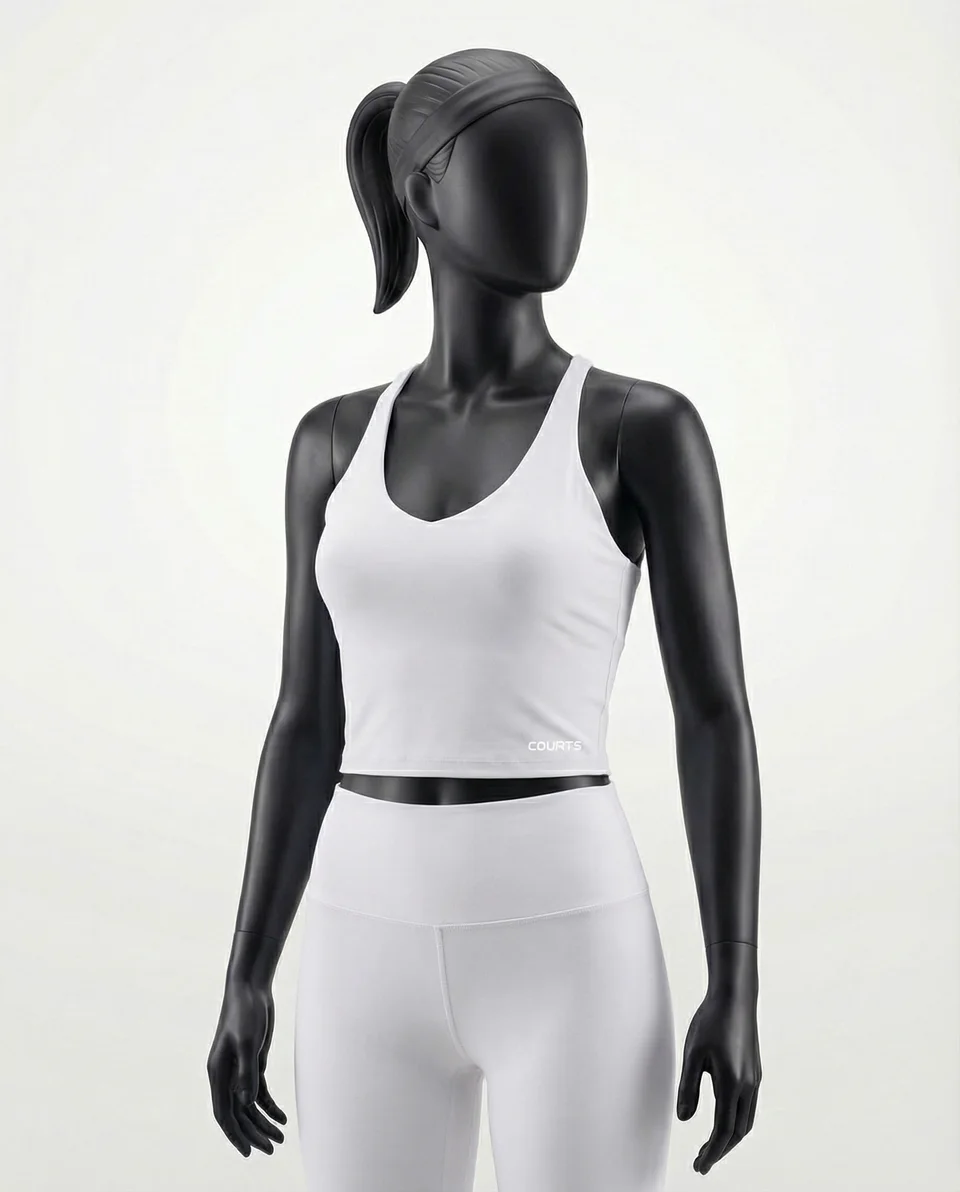 Courts product imagery — Women / BRA252-WHT / view 01