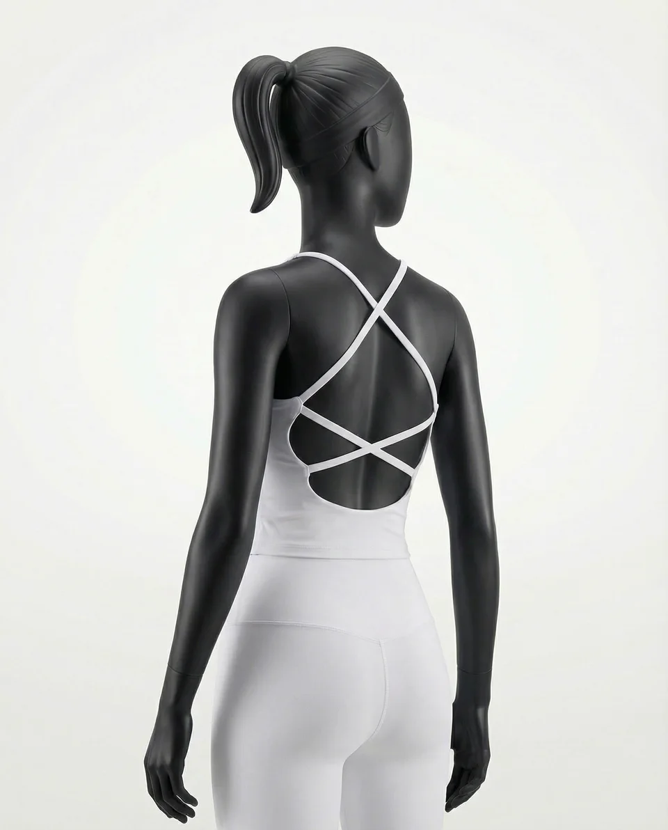 Courts product imagery — Women / BRA252-WHT / view 02