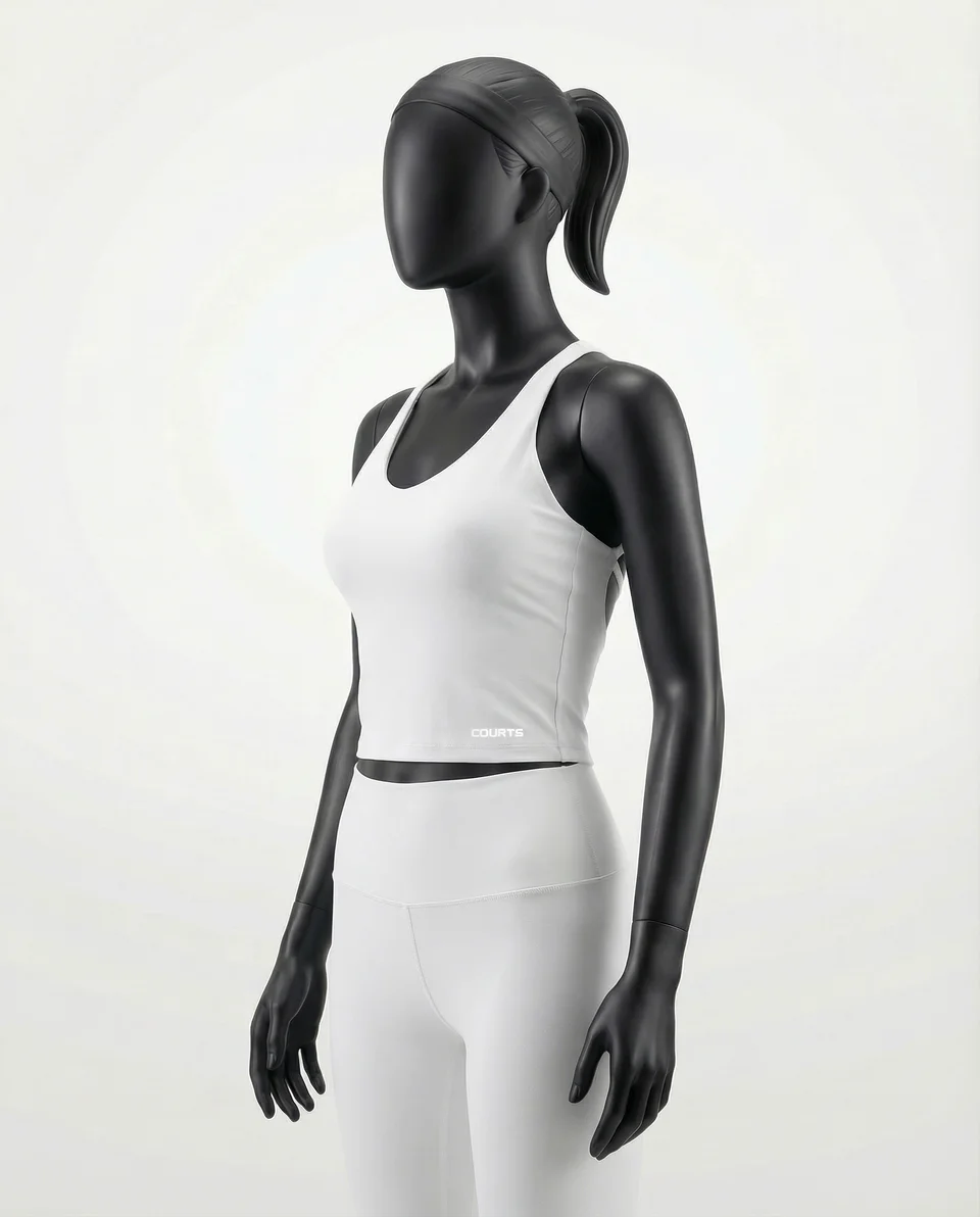 Courts product imagery — Women / BRA252-WHT / view 03