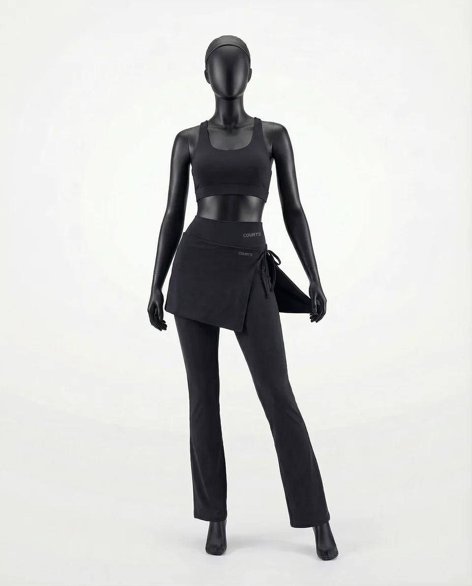 Courts product imagery — Women / PNS233-BLK / view 01