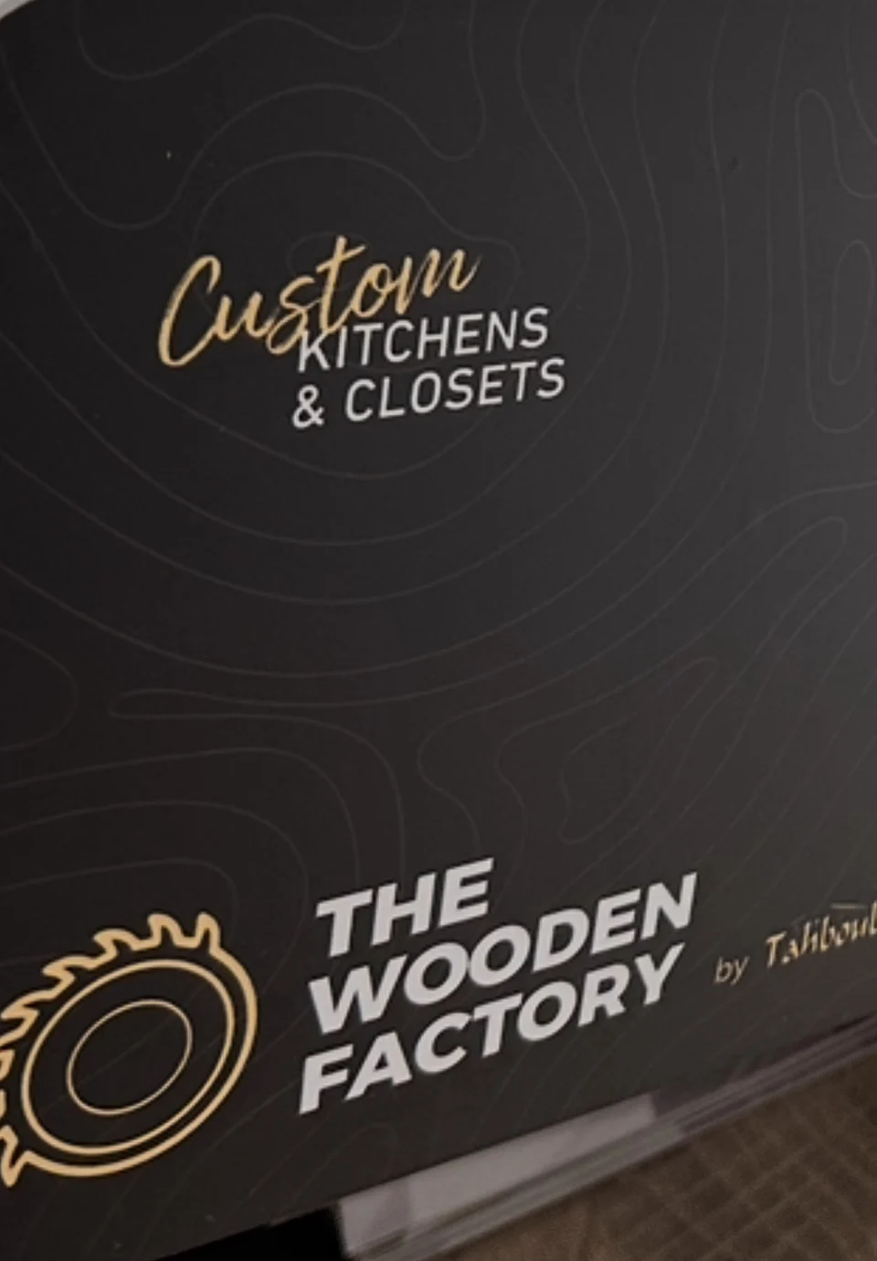 The Wooden Factory — A physical brand application
