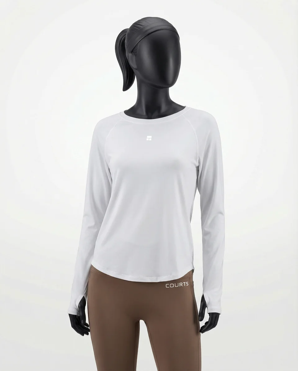 Courts product imagery — Women / TSH221-WH / view 02